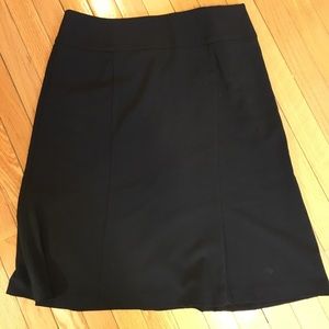 Counterparts knee-length black skirt